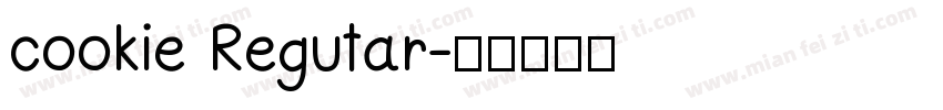 cookie Regutar字体转换